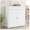 vidaXL Buffet blanc 80x42,5x93 cm bois d'ingénierie