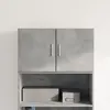 vidaXL Armoire murale gris béton 70x42,5x40 cm bois d'ingénierie