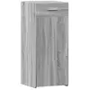 vidaXL Buffet sonoma gris 40x42,5x93 cm bois d'ingénierie