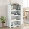 vidaXL Buffet haut blanc 70x41x124 cm bois d'ingénierie