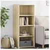 vidaXL Buffet haut chêne sonoma 50x41x124 cm bois d'ingénierie