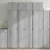 vidaXL Armoire de rangement sonoma gris 70x42,5x225 cm