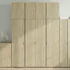 vidaXL Buffet haut chêne sonoma 80x42,5x249 cm bois d'ingénierie
