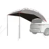 Vidaxl tente de voiture gris et orange imperméable