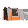 Vidaxl tente de voiture 4 personnes gris et orange imperméable