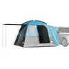 vidaXL Tente de voiture 4 personnes bleu imperméable
