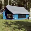 vidaXL Vidaxl Tente De Camping 5 Personnes Bleu Imperméable