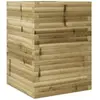 vidaXL Jardinière 50x50x68,5 cm bois de pin imprégné