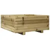 vidaXL Jardinière 60x60x26,5 cm bois de pin imprégné