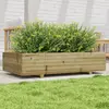 vidaXL Jardinière 110x60x26,5 cm bois de pin imprégné