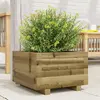 vidaXL Jardinière 40x40x26,5 cm bois de pin imprégné
