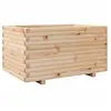 vidaXL Jardinière 90x60x49,5 cm bois de pin massif