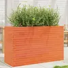 vidaXL Jardinière cire marron 110x40x68,5 cm bois de pin massif
