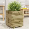 vidaXL Jardinière 40x40x49,5 cm bois de pin imprégné