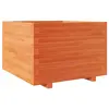 vidaXL Jardinière cire marron 70x70x49,5 cm bois de pin massif