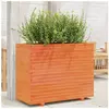 vidaXL Jardinière cire marron 90x40x72 cm bois de pin massif