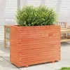vidaXL Jardinière cire marron 90x40x72,5 cm bois de pin massif