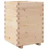 vidaXL Jardinière 50x50x72,5 cm bois de pin massif
