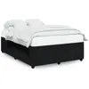 vidaXL Cadre de lit Noir 140x190 cm Velours