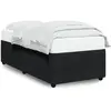 vidaXL Vidaxl Cadre De Lit Sans Matelas Noir 100x200 Cm Velours