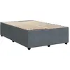 vidaXL Cadre de lit gris foncé 120x190 cm velours