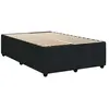 vidaXL Cadre de lit noir 120x190 cm velours