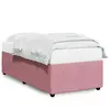 vidaXL Cadre de lit Rose 80x200 cm Velours