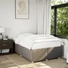 vidaXL Vidaxl Cadre De Lit Sans Matelas Taupe 120x200 Cm Tissu