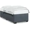 vidaXL Vidaxl Cadre De Lit Sans Matelas Gris Foncé 90x190 Cm Velours