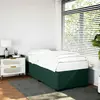 vidaXL Vidaxl Cadre De Lit Sans Matelas Vert Foncé 90x190 Cm Velours