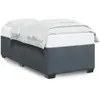 vidaXL Vidaxl Cadre De Lit Sans Matelas Gris Foncé 80x200 Cm Velours