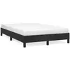 vidaXL Cadre de lit noir 120x190 cm velours