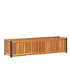 vidaXL Jardinière Acacia et Acier