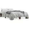Cadre de lit sans matelas chêne marron 140x190 cm Vidaxl 616133