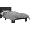 vidaXL Vidaxl Cadre De Lit Sans Matelas Noir 75x190 Cm