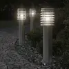 vidaXL Lampadaire d'extérieur et sortie argenté 60 cm acier inoxydable