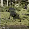 vidaXL Chaise de pêche avec pieds à boue réglables pliable vert