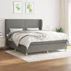 vidaXL Ensemble à manger de jardin coussins 13 pcs gris résine tressée