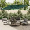 vidaXL Ensemble de bar de jardin 5 pcs avec coussins noir poly rotin