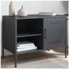 vidaXL Meuble TV anthracite 68x39x50,5 cm acier