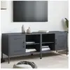 vidaXL Meubles TV 2 pcs anthracite 68x39x50,5 cm acier