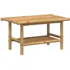 vidaXL Table basse 70x40x35 cm bambou