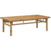 vidaXL Table basse 110x55x35 cm bambou