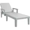 Vidaxl - Chaise longue réglable en hauteur à 4 positions polypropylène