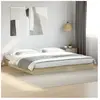 vidaXL Cadre de lit chêne sonoma 180x200 cm bois d'ingénierie