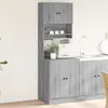 vidaXL Armoire de cuisine sonoma gris 60x50x180 cm bois d’ingénierie