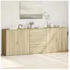 vidaXL Buffets 3 pcs Chêne sonoma Bois d'ingénierie