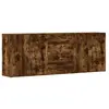 vidaXL Buffets 3 pcs Chêne fumé Bois d'ingénierie