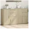 vidaXL Buffets 2 pcs chêne sonoma 60x31x70 cm bois d'ingénierie