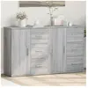 vidaXL Buffets 2 pcs sonoma gris 60x31x70 cm bois d'ingénierie